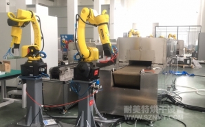 NMT-ZN-631疫苗玻璃瓶特殊涂層工藝,預熱+固化自動化對接隧道爐烘烤線(蘇州?？松?